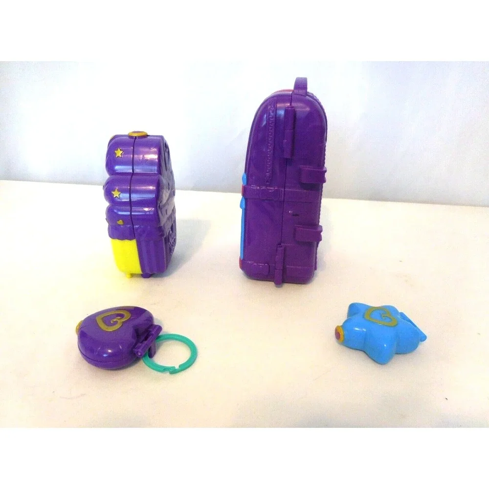 Polly Pocket Hidden Places Beach Vibes Backpack + Picnic + Sweet  + Aquarium